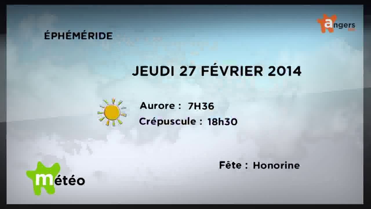 METEO FEVRIER [S.2] [E.27] - Météo locale - Prévisions du jeudi 27 février
