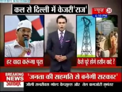 Aam Aadmi Party (AAP) leader Arvind Kejriwal says _We will perform,_