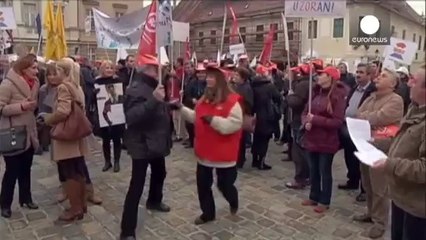 Croazia: protesta dei sindacati contro riforma del lavoro
