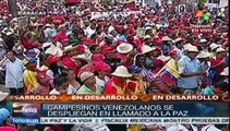Campesinos venezolanos marchan en apoyo a la Revolución Bolivariana