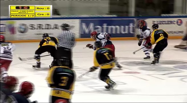 Match 1 de la Finale pour la 3 ème place : Espoirs Elite U22 : Rouen vs Grenoble : Période 1/3.