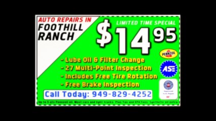 Auto Service & Oil Change‎ 949-829-4262 Lake Forest