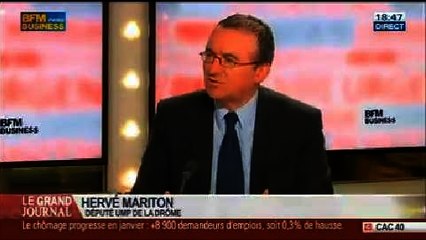 Hervé Mariton, député UMP de la Drôme, dans Le Grand Journal - 26/02 4/4