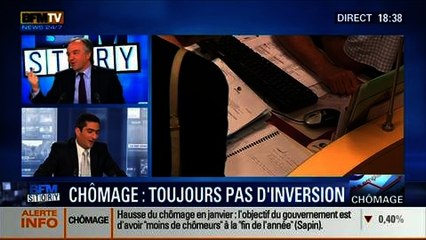 BFM Story: Chômage: toujours pas d'inversion de la courbe en janvier 2014 - 26/02