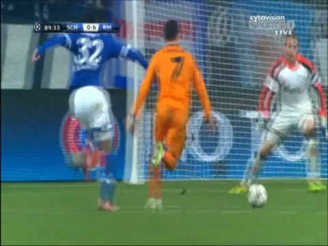 Σάλκε-Ρεάλ Μαδρίτης 0-6 (Ρονάλντο)