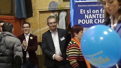 Présentation de la liste "Nanterre pour Chacun" de Camille Bedin, en présence de Bruno Le Maire et de Christian Dupuy. (ext.2)
