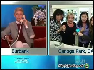 Ellen Surprises a Viewer Live at Work Part 1 Feb 25 2014