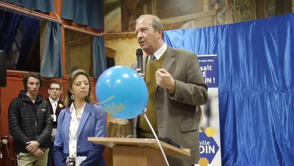 Présentation de la liste "Nanterre pour Chacun" de Camille Bedin, en présence de Bruno Le Maire et de Christian Dupuy. (ext.1)