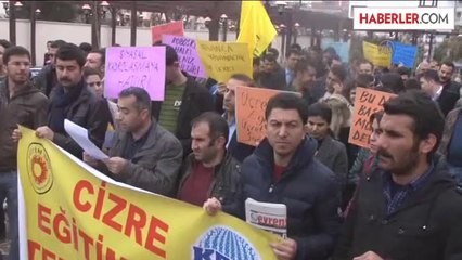 Eğitim-Sen Cizre'de 1 Günlük Grev Başlattı