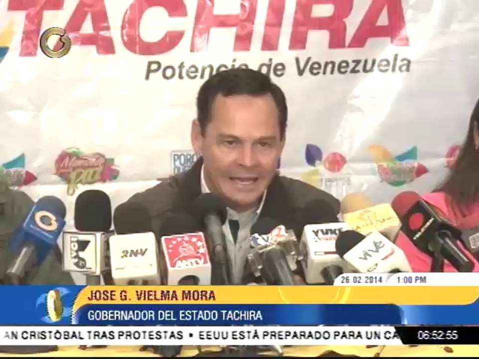 Vielma Mora: Estamos desvinculando a los estudiantes del vandalismo