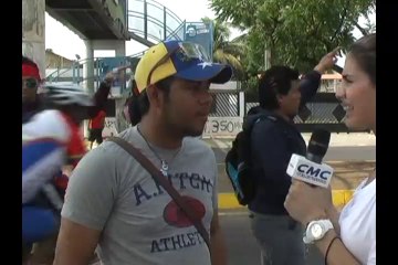 GNB dispersa a manifestantes en la Intercomunal a la altura de la pasarela de las morochas