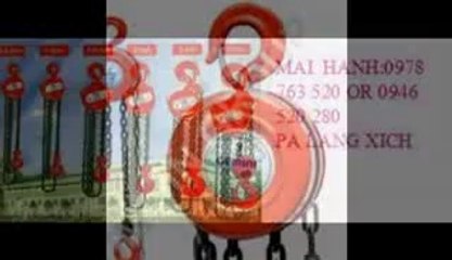 0978 763 520- Pa Lăng Xích Kéo Tay 5 Tấn-3m,