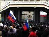 مظاهرات الأغلبية الروسية وتتر شبه جزيرة القرم الأوكرانية