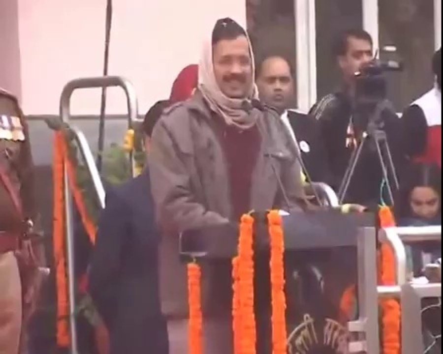 Arvind Kejriwal Addressing at Chhatrasal Stadium (Part 1)