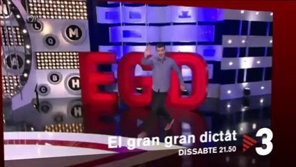TV3 - Dissabte a les 21.50 - "El gran gran dictat"