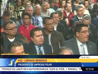 Lorenzo Mendoza: Aquí hace falta que los actores económicos tengamos paz
