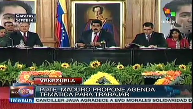 Sesiona en Venezuela la Conferencia Nacional por la Paz