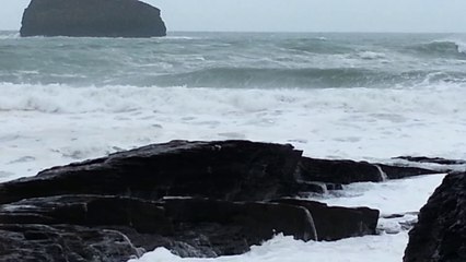 storms batter the UK coastline