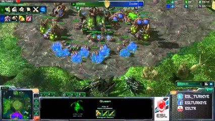 Türkiye - Almanya Starcraft 2 SleeeP vs Duuke  PvZ g3