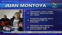 Juan Montoya de 40 años, asesinado el 12 de febrero en Caracas
