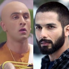 Ranbir goes bald before Shahid!
