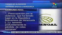 Movimiento de Países No Alineados se solidariza con Venezuela