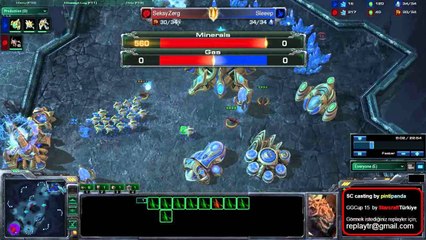 Starcraft 2 Türkçe Anlatım seksyzerg vs Sleeep GGCup Final g2 p1/2