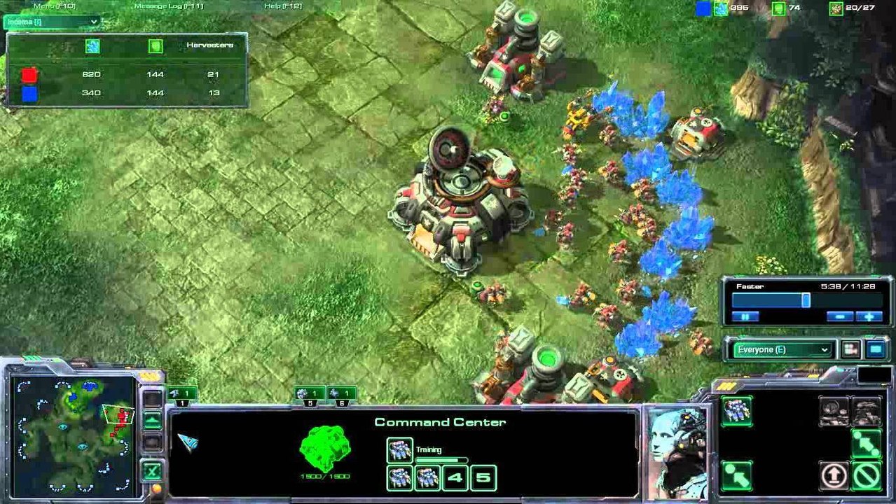 Starcraft 2 Türkçe Anlatım Tt.Spartacus vs rocker_tr TvT Lost Temple