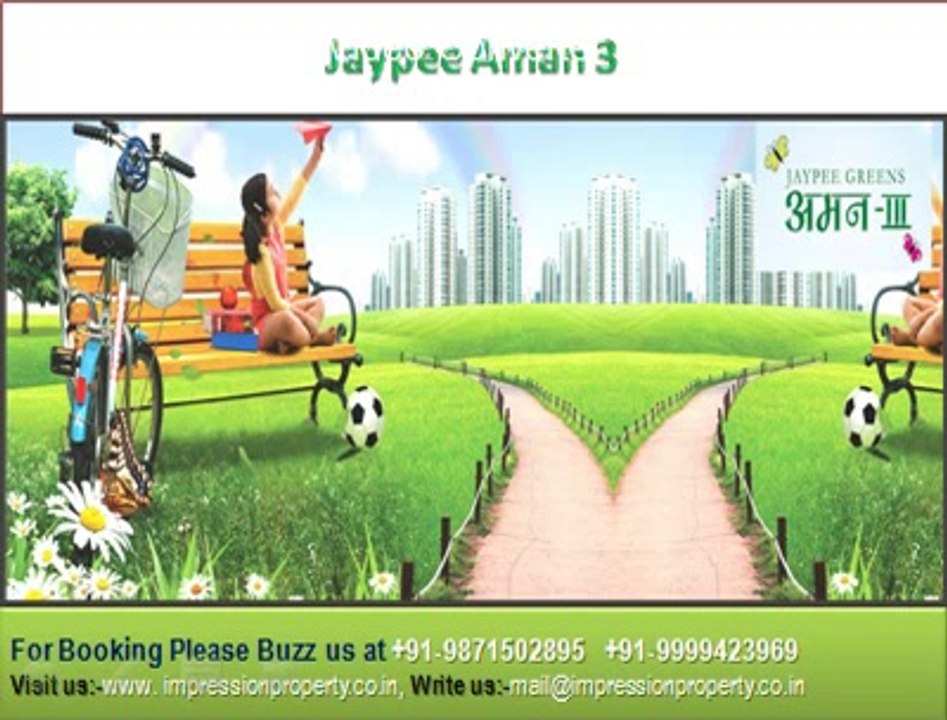 Jaypee Greens Aman 3 @  + 91-9871502895 @#Jaypee Aman Yamuna Expressway