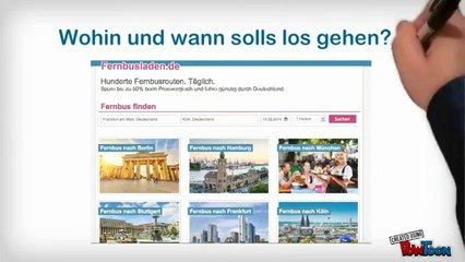 Fernbuspreise vergleichen auf Fernbusladen.de