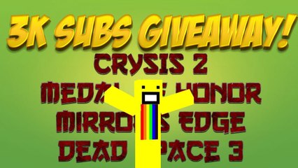 3K Subscriber Giveaway! (Crysis 2, Medal of Honor, Dead Space 3, and more!) Humble Bundle Giveaway