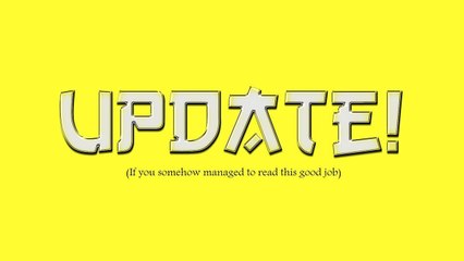 A Wild Update Video Appeared!