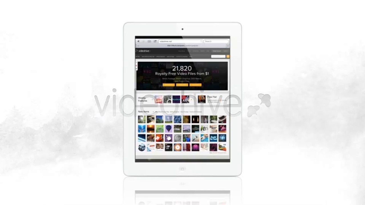 Tablet Presentation - After Effects Template