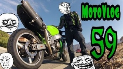 High Speed Fun, Battle For Parking. And Some Tunnel Exhaust (MotoVlog #59)