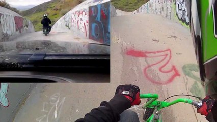 Quickie Clip #3: Dual Cam Mini Moto Death Drop In The Mountains