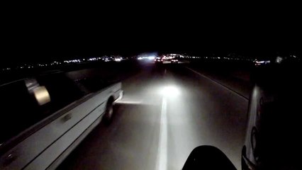 Fast Night Time Lane Splitting (GoPro Hero 2)
