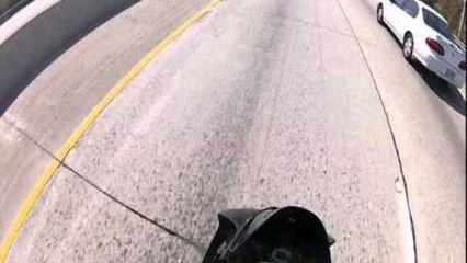 Pigeon Hits Motorcycle Rider Going 100MPH+