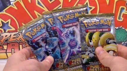 Opening 4 Pokemon Next Destinies Booster Packs!