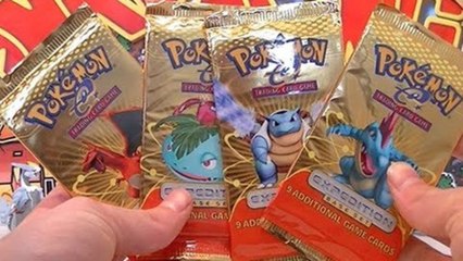 Opening 4 E Series Expedition Base Set Booster Packs!