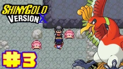 Let's Play Pokemon Shiny Gold Version X Part 3 - Slowpoke Well