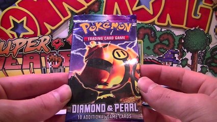 Opening 4 Pokemon Diamond and Pearl Booster Packs