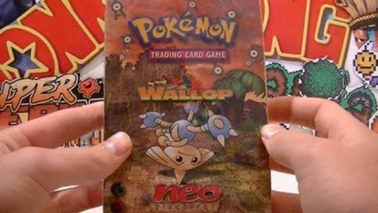 Opening A Pokemon Neo Discovery Wallop Theme Deck