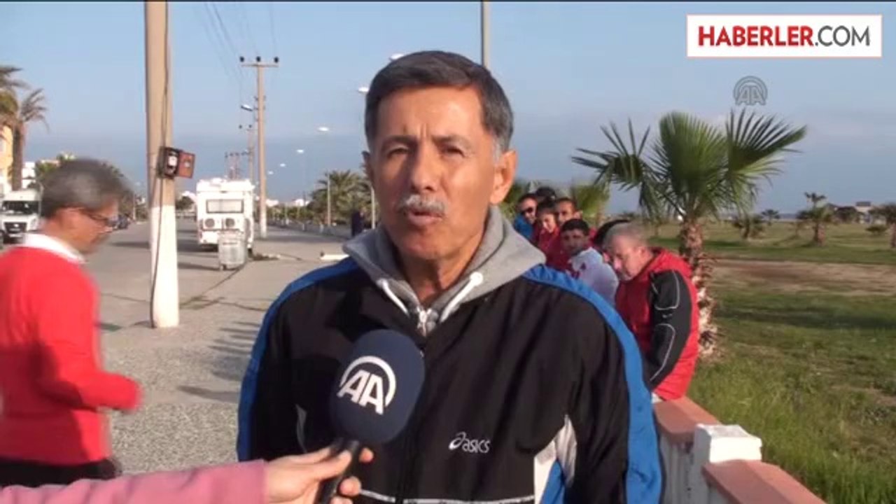 Yürüyüş milli takımının Ayvalık kampı -