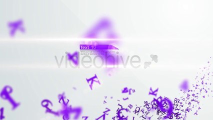 Clean Particle Text Title - After Effects Template