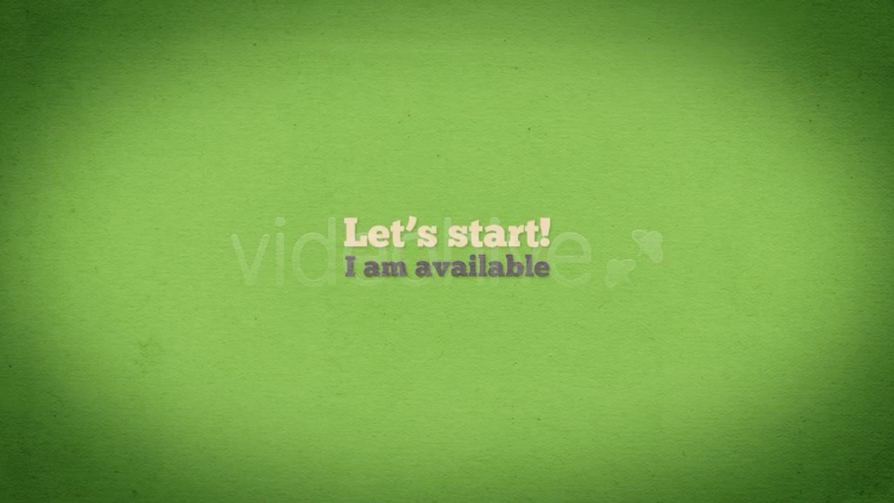 Promote your Service or Yourself - After Effects Template