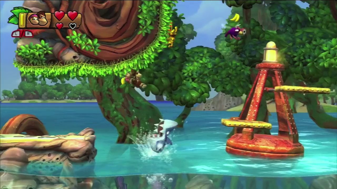 #2 - DKC Tropical Freeze - 1 niveau, 2 sorties