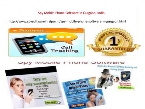 Spy Mobile Phone Software in Gurgaon,Delhi,India