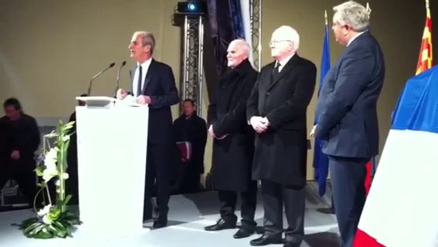 Extrait du discours d'Hubert Falco, maire de Toulon
