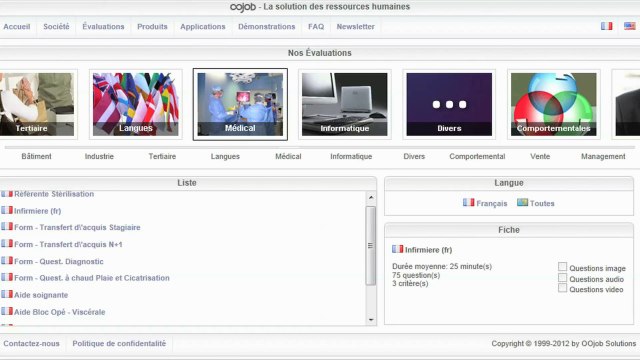 Bruxelles test évaluations professionnelles comportementales solution RH