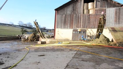 Haut-Doubs : incendie d'une ferme à Aubonne (1/2)